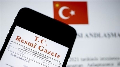 Endonezya ile imzalanan anlaşma Resmi Gazete'de